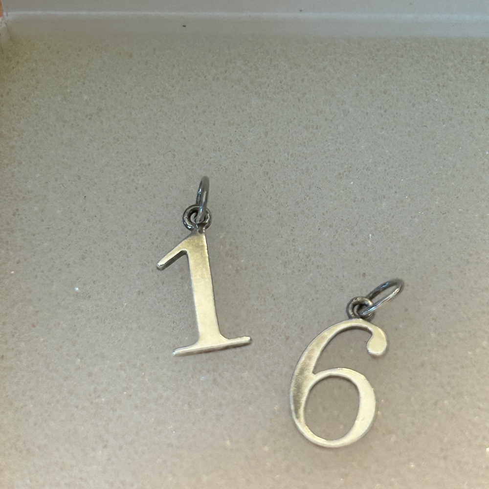 Stella & Dot Number Charm set - Picture 3 of 3